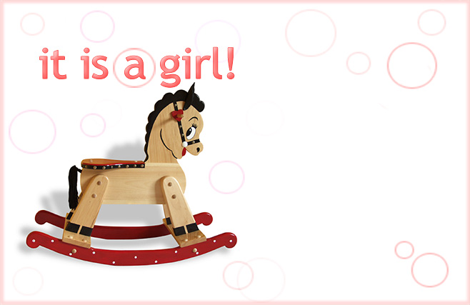 Its a girl - Horse
