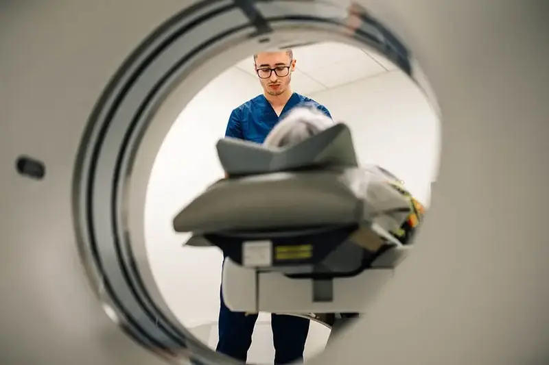 opening of a CT scanner