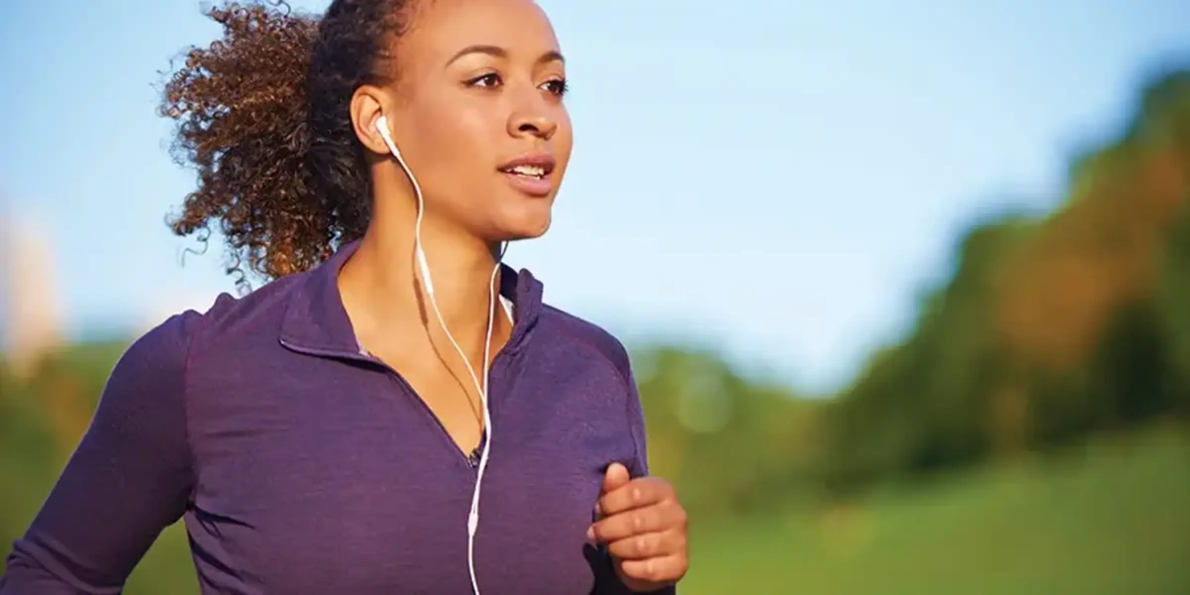 woman jogging