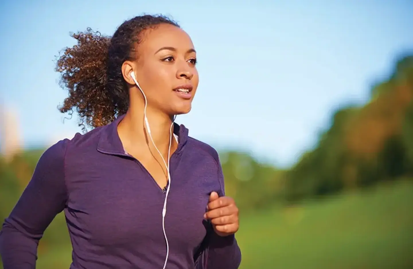 woman jogging