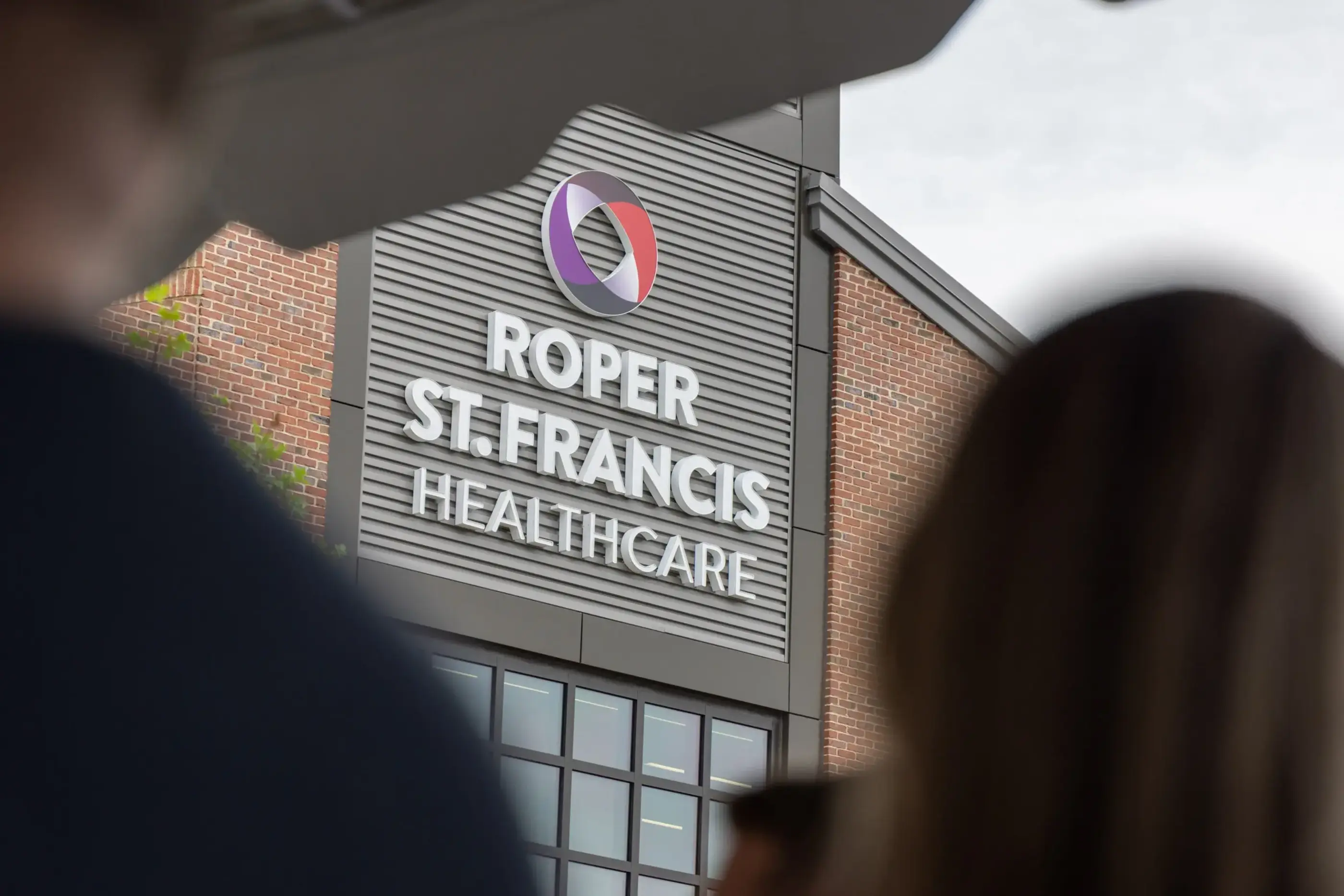 Roper St. Francis Healthcare logo on building