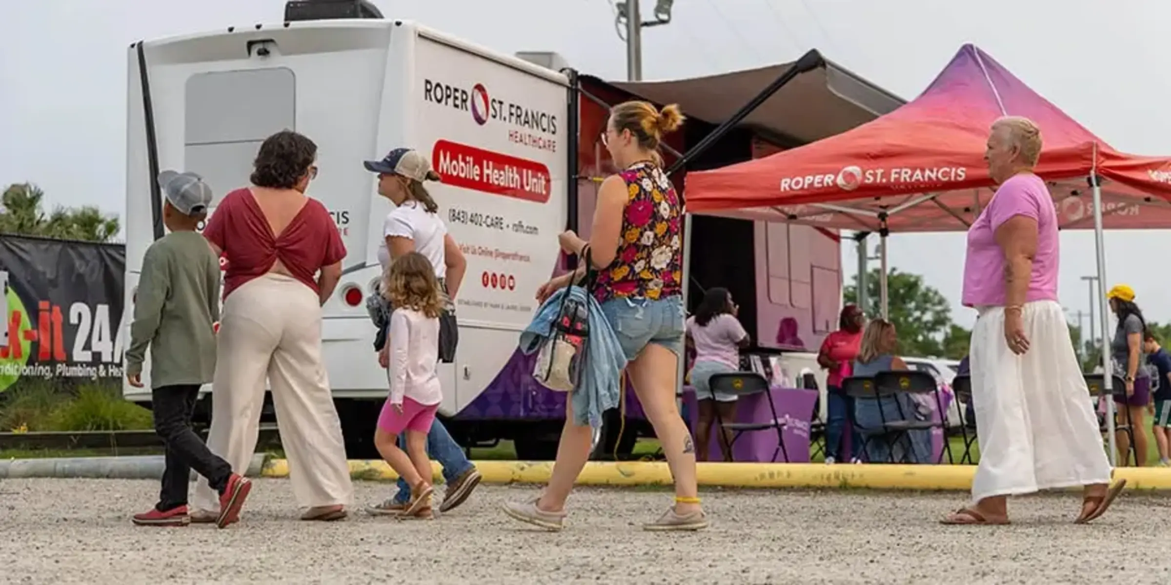 Mobile Health Unit at the Charleston Battery