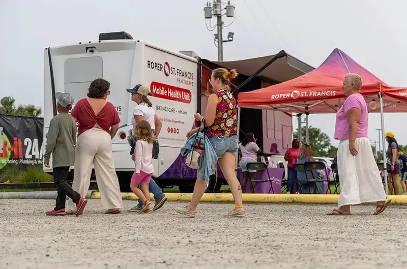 Mobile Health Unit at the Charleston Battery