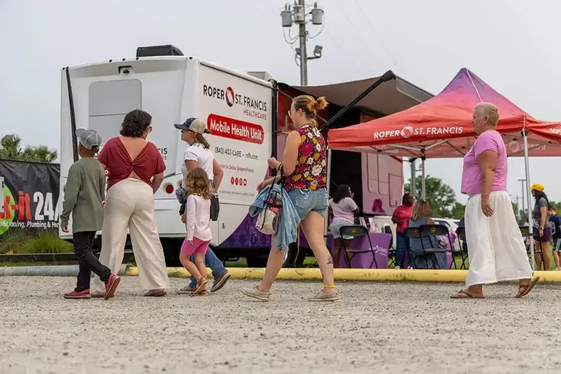 Mobile Health Unit at the Charleston Battery