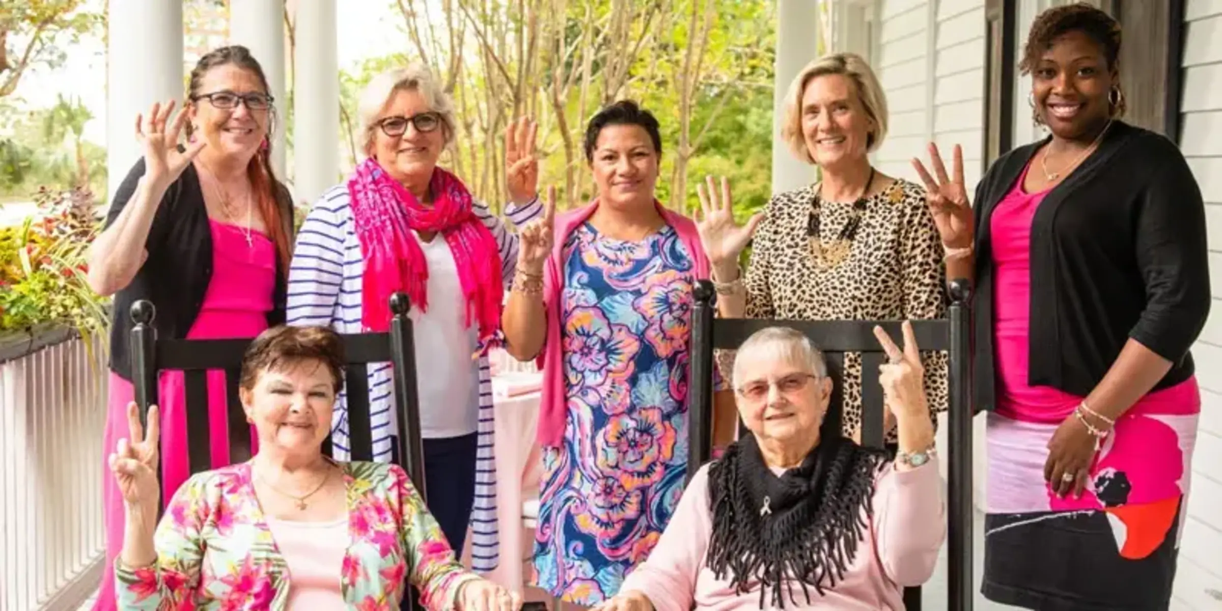 Cancer-free women celebrate