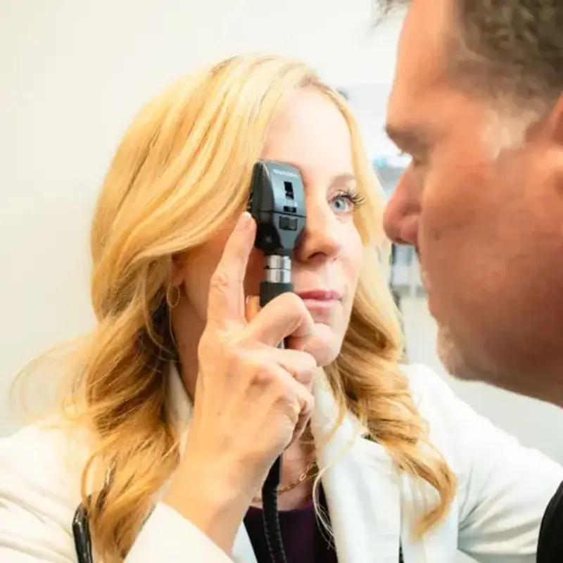 doctor McPherson eye exam