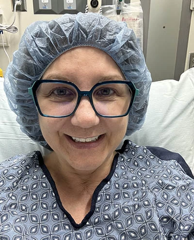 Mia Chaveco double mastectomy