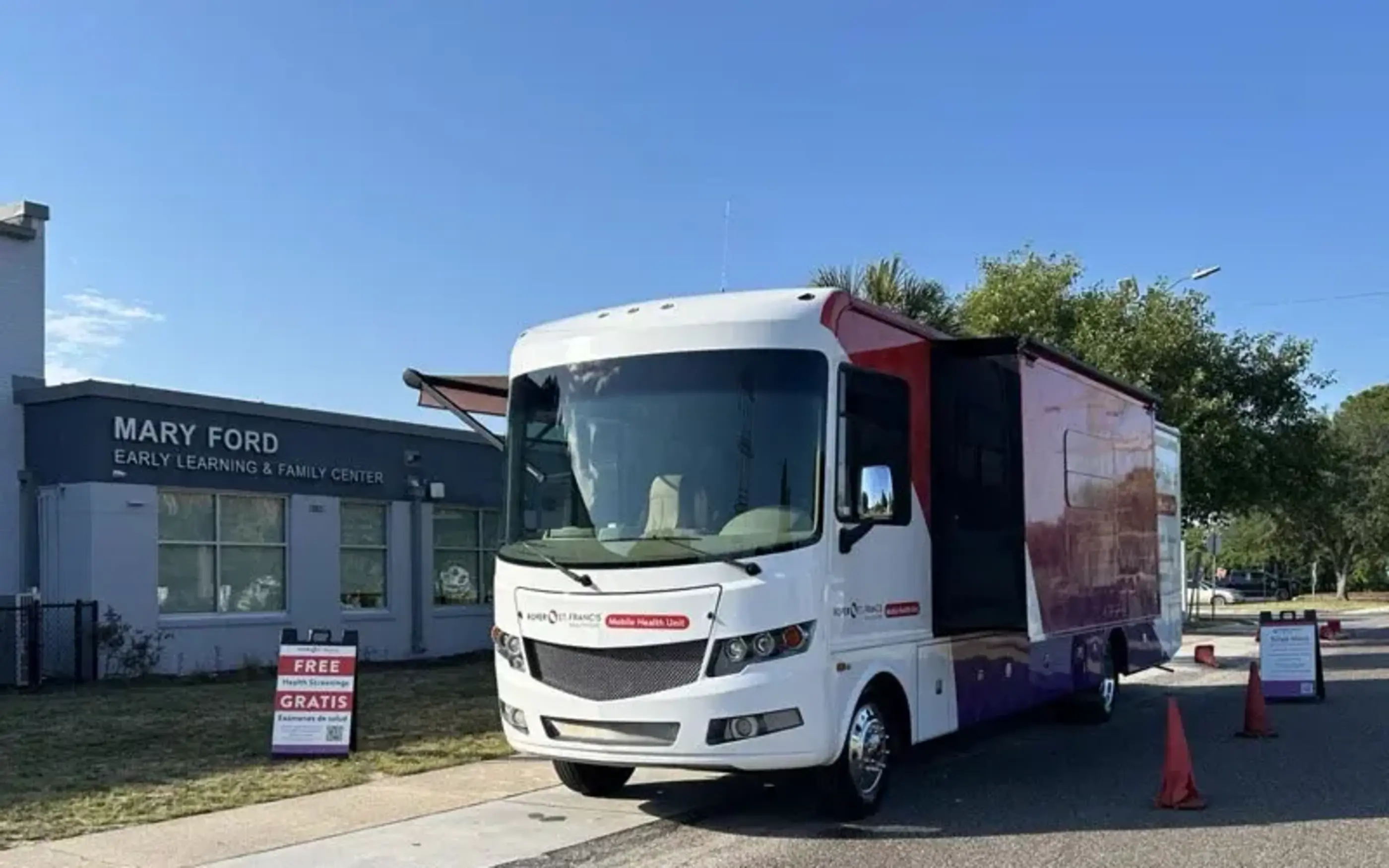 Mobile Health Unit at Early Learning Center