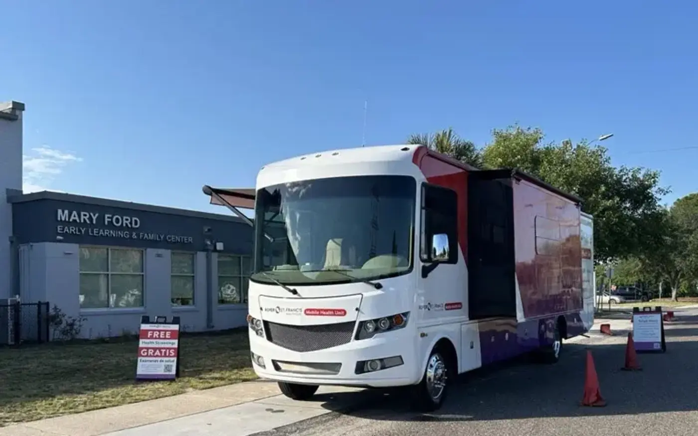 Mobile Health Unit at Early Learning Center