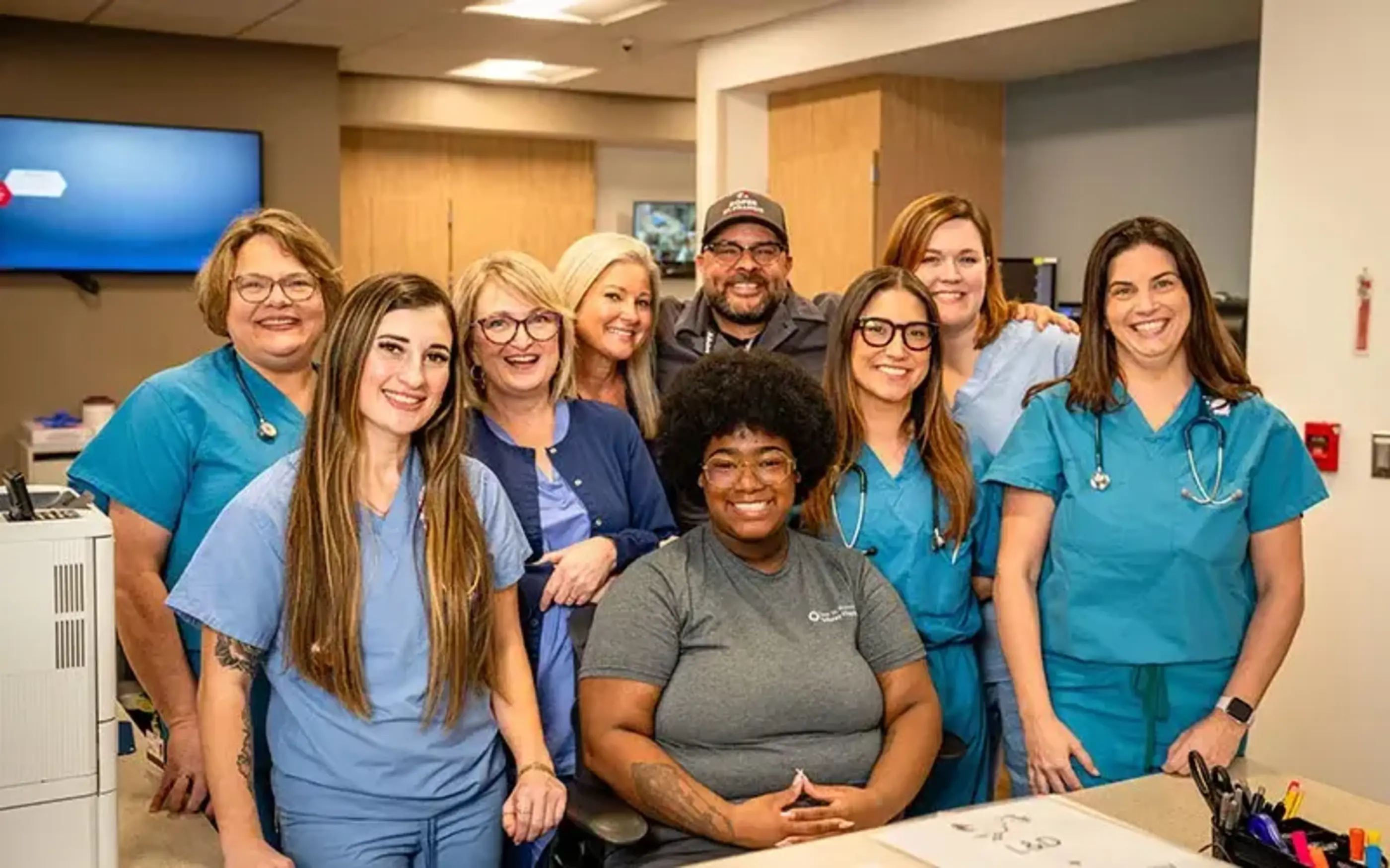 Nurses team photo