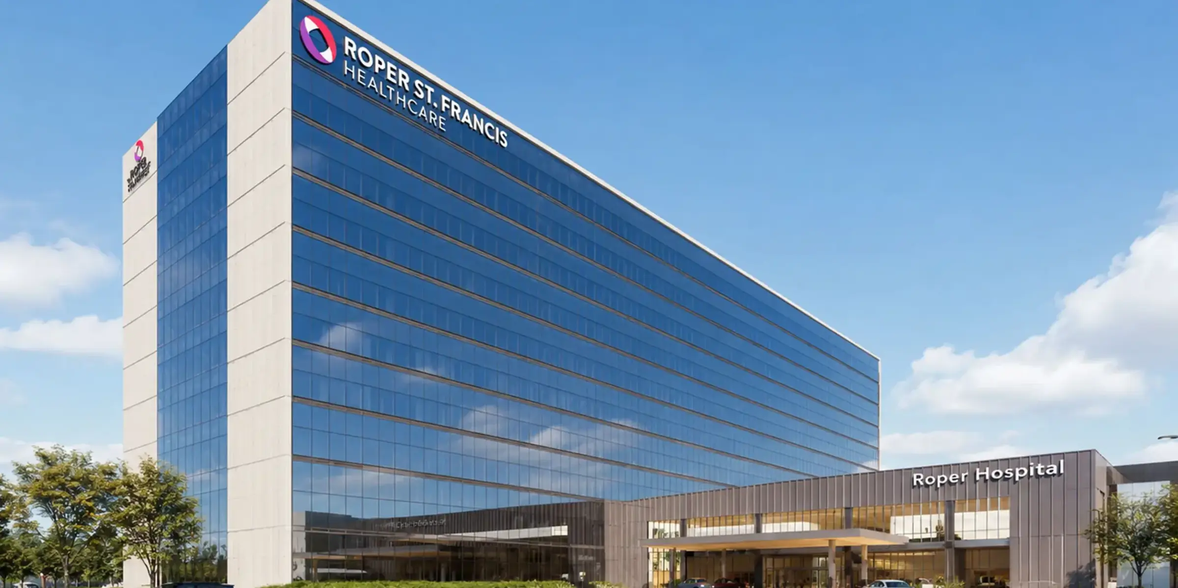 Rendering of new Roper Hospital