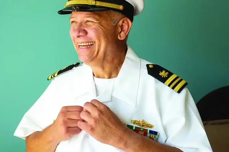 Ed Barnes, navy officer
