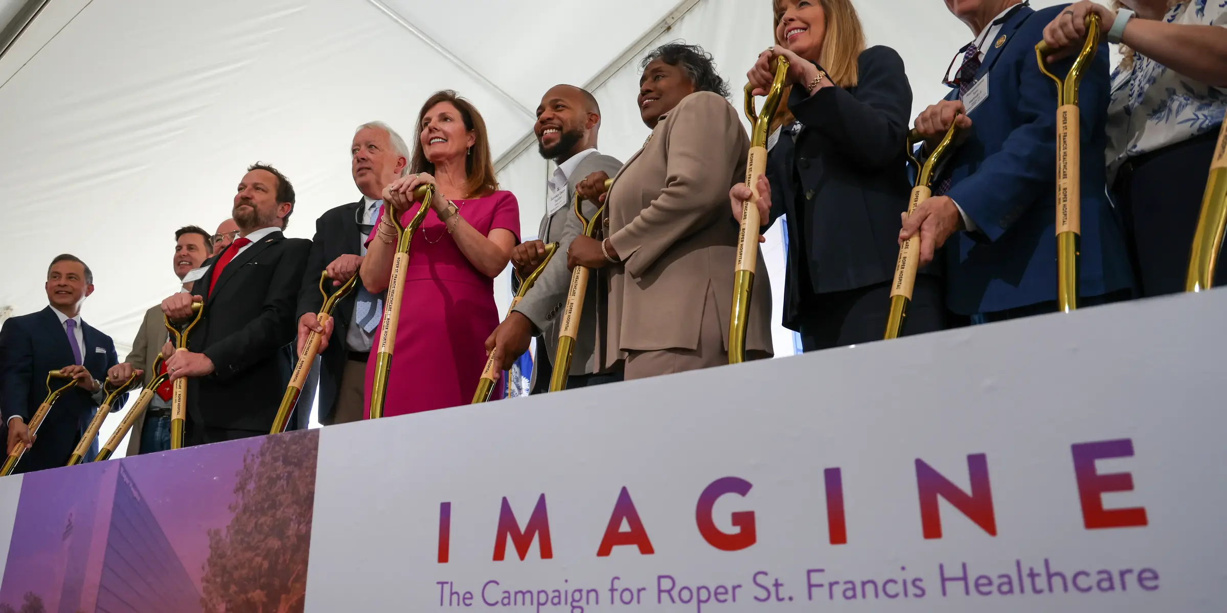 Leadership at groundbreaking