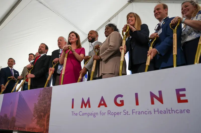Leadership at groundbreaking