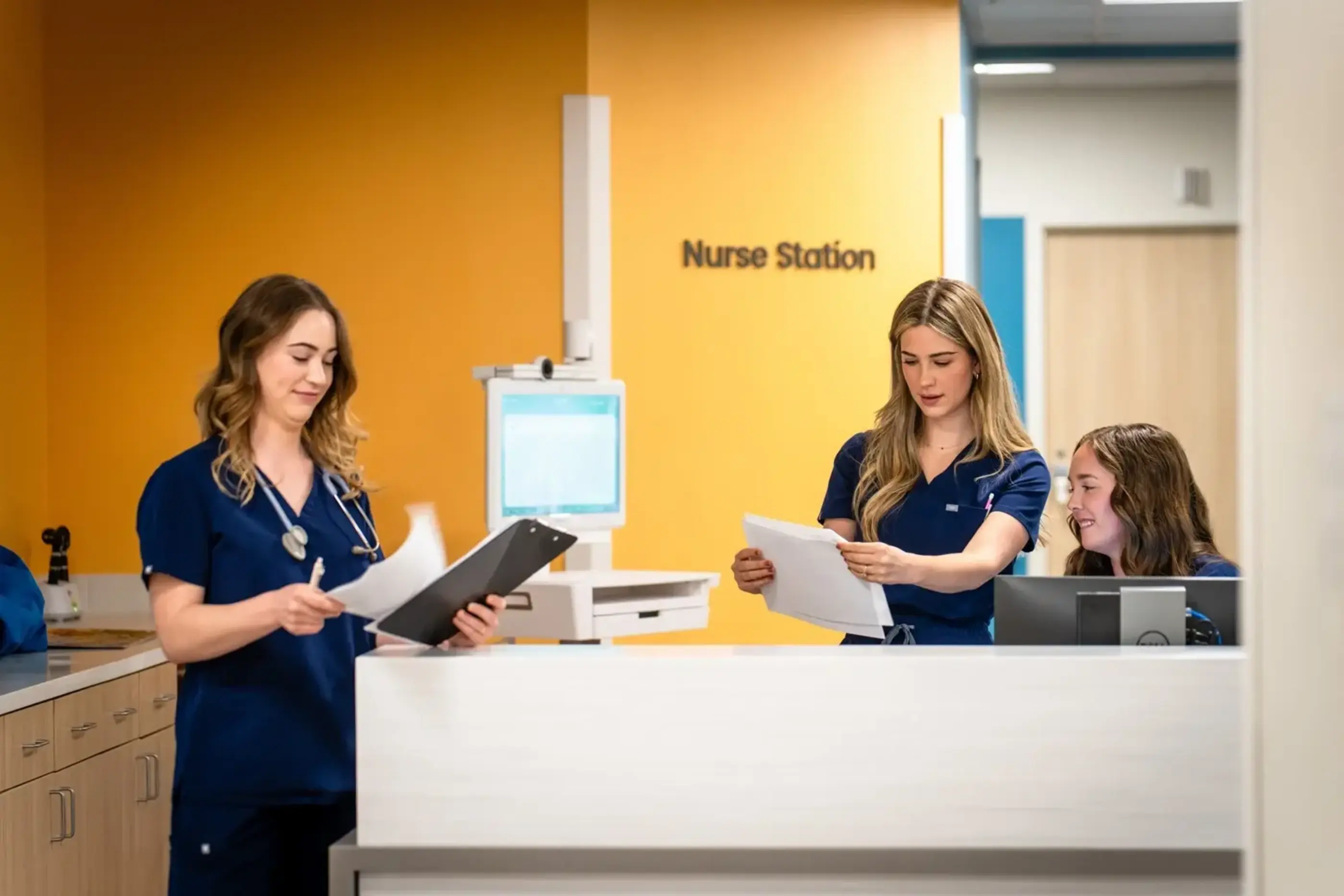 Nurses at station