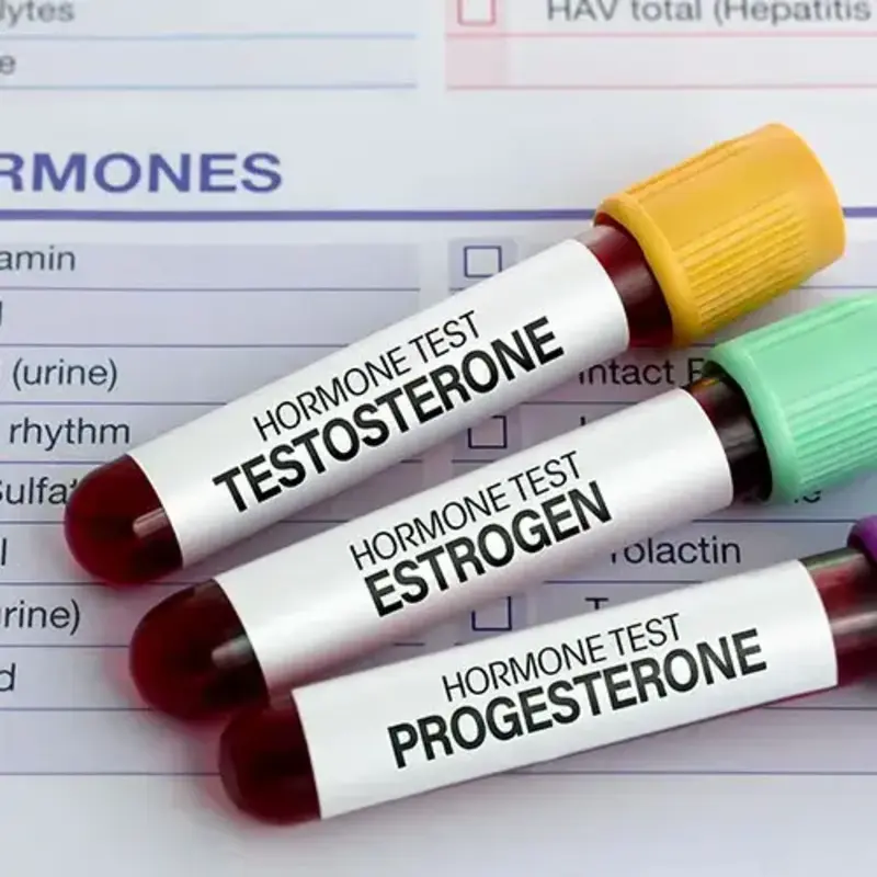 Blood test for hormone levels
