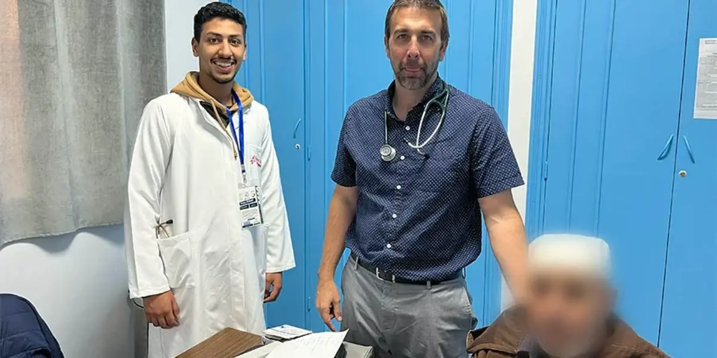 Dr. John Campbell and his colleague