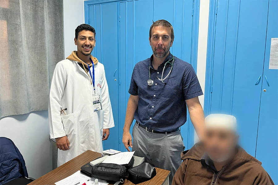 Dr. John Campbell and his colleague