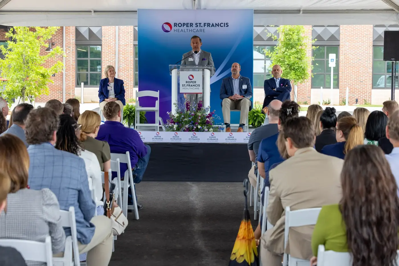 Joseph DeLeon speaks at event