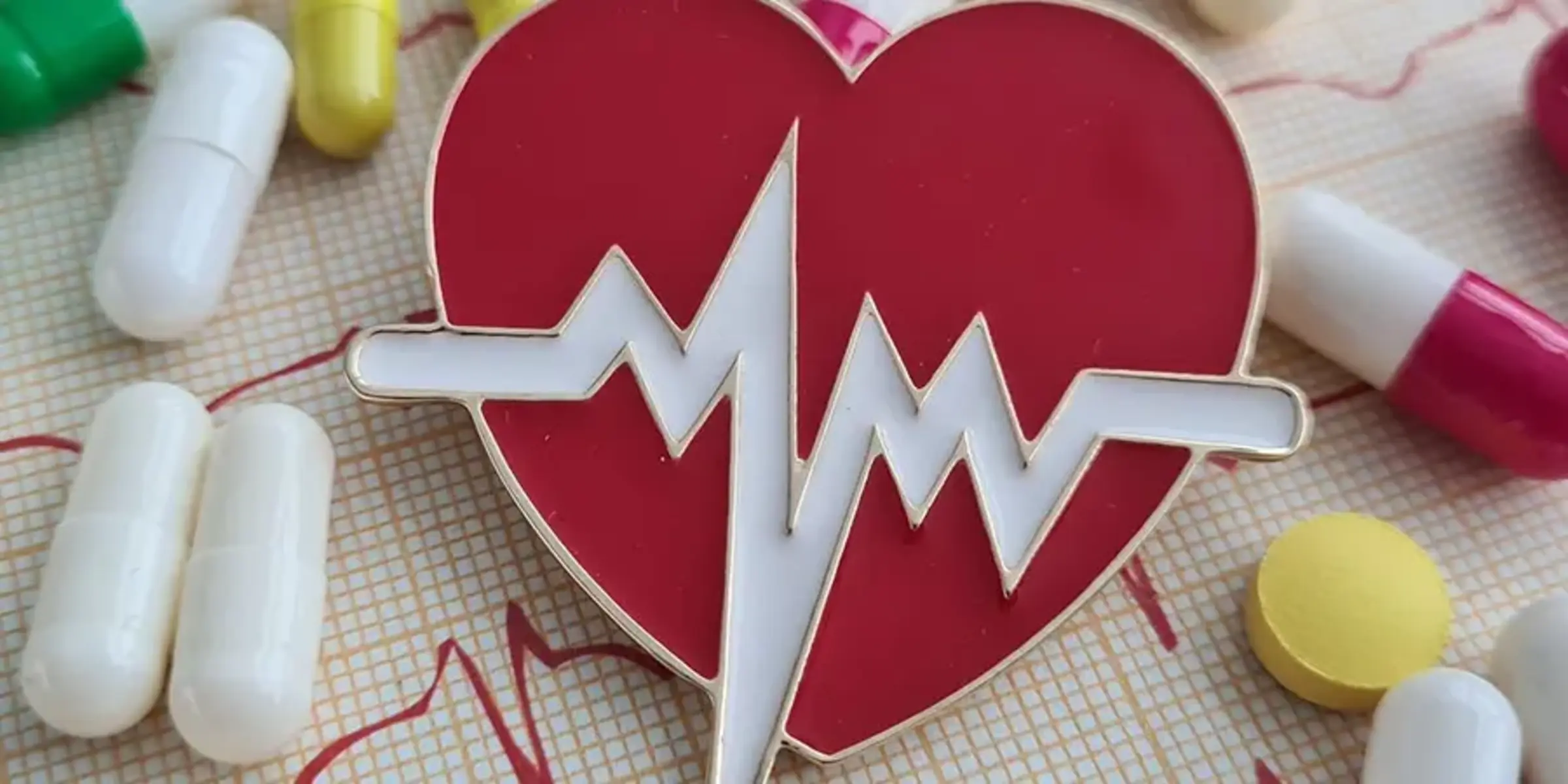 ECG with pills