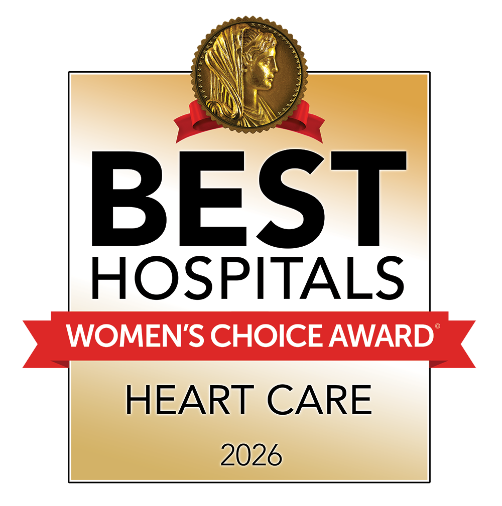 Women's Choice Award Heart Care badge Women's Choice Award Heart Care badge