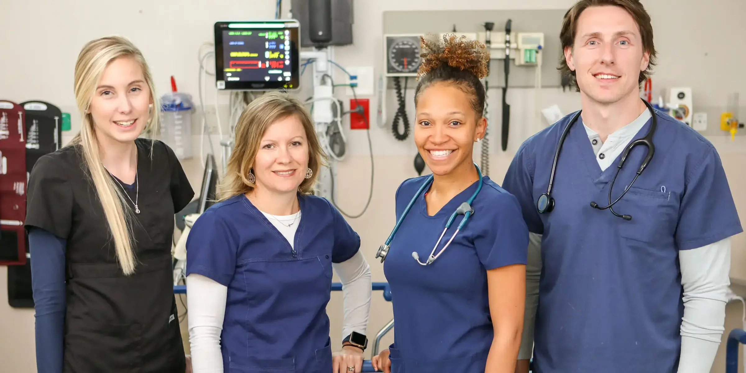 doctor and nurse in ER room