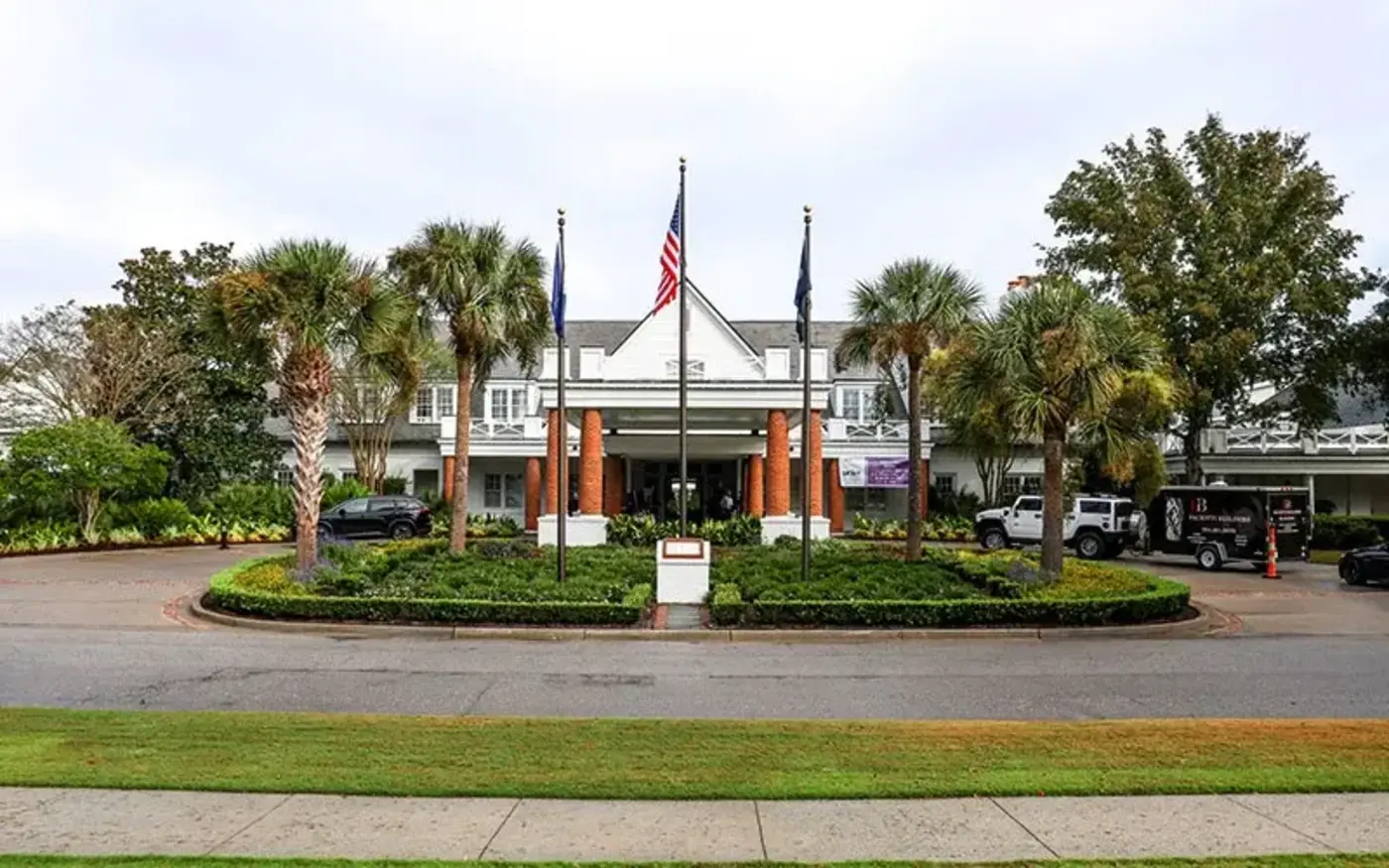 Golf tournament location