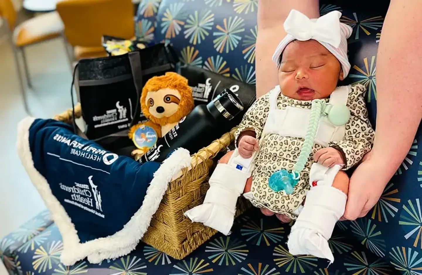 Darla Gonzalez first Childrens Unit patient