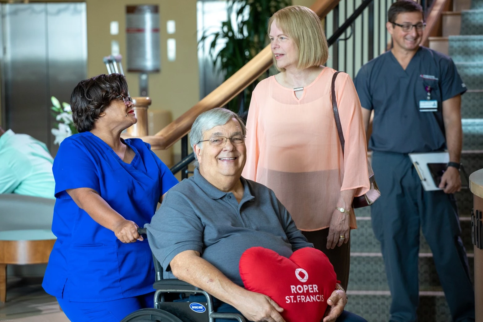 Heart and vascular patient wheelchair