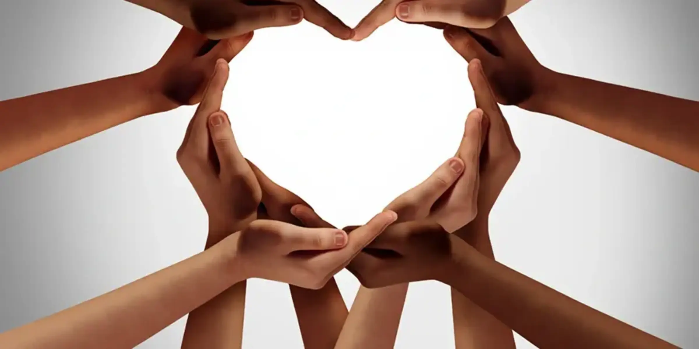 hands forming a heart