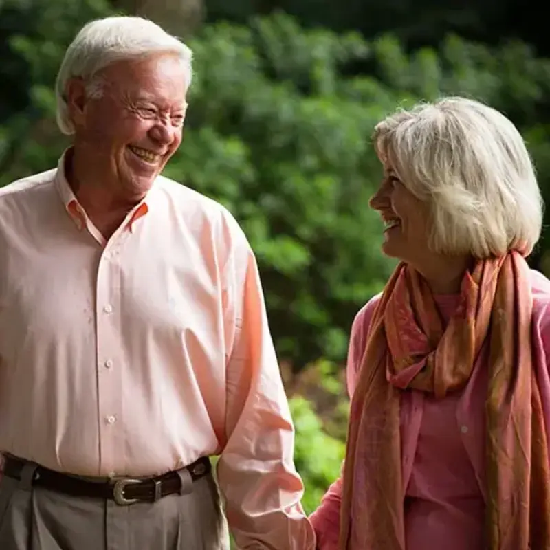 couple laughing