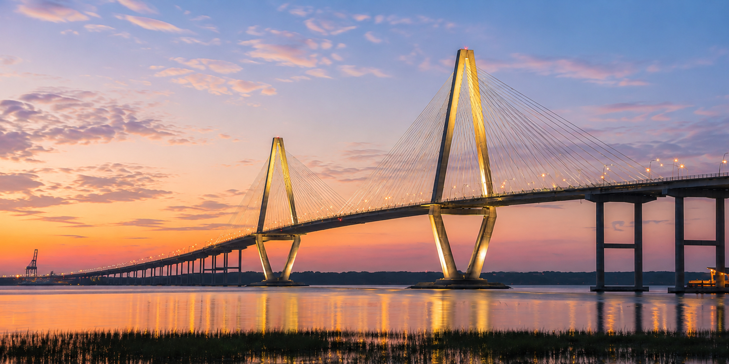 sunset-ravenel-bridge