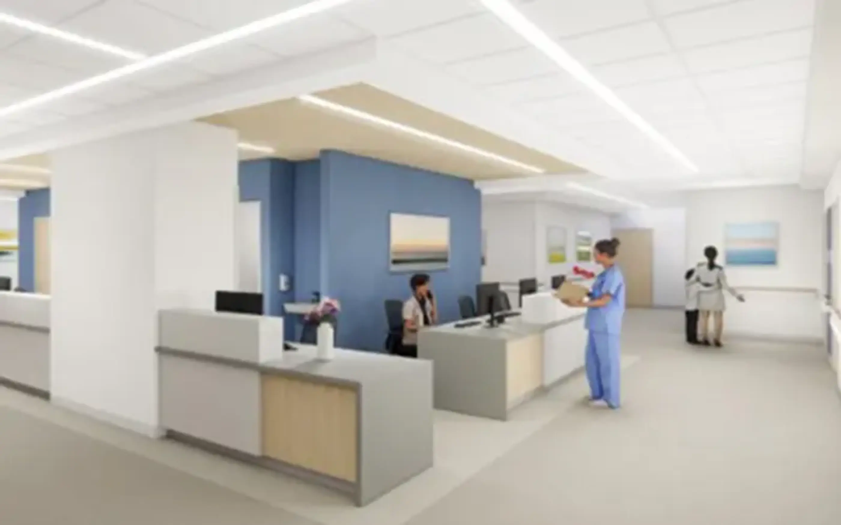 rendering of new mother-baby unit