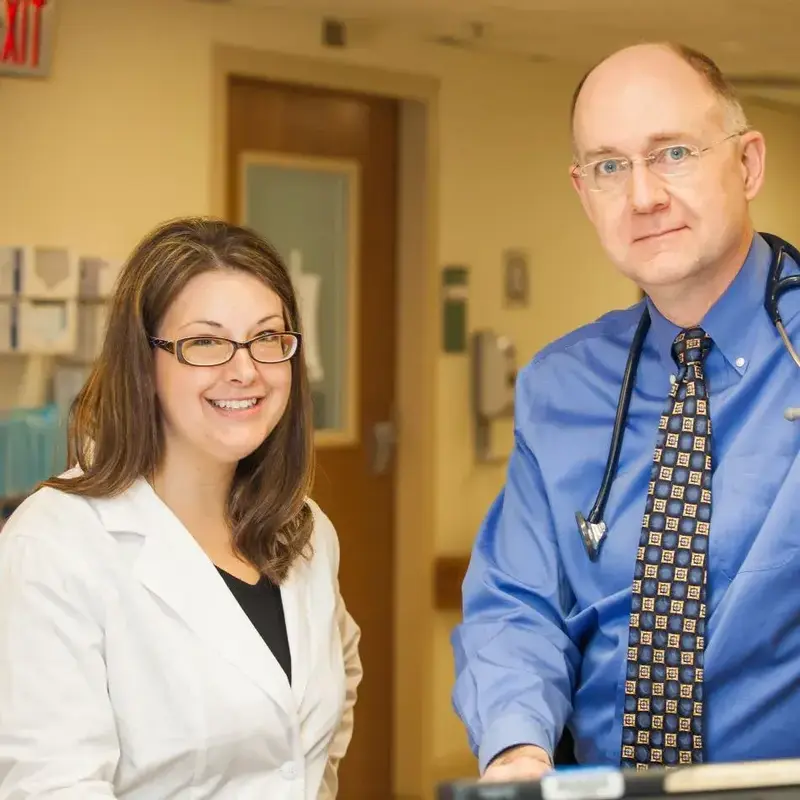 hematologist doctor and nurse