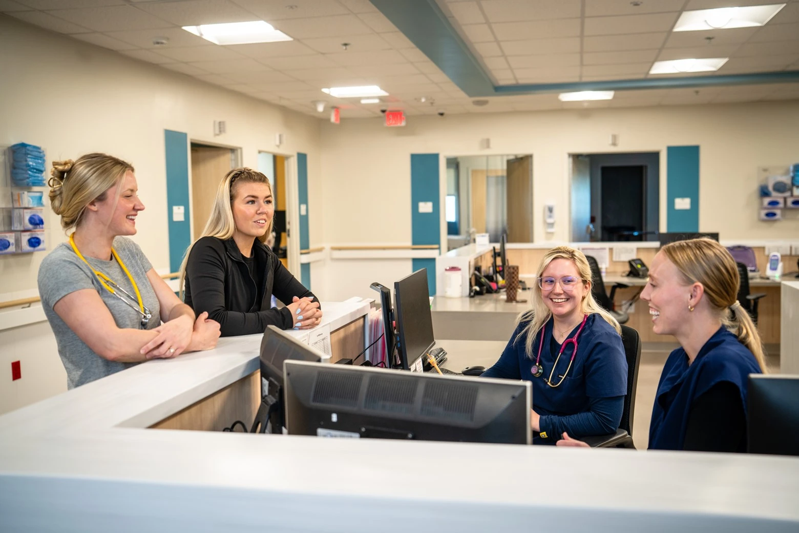 Children's unit nurses