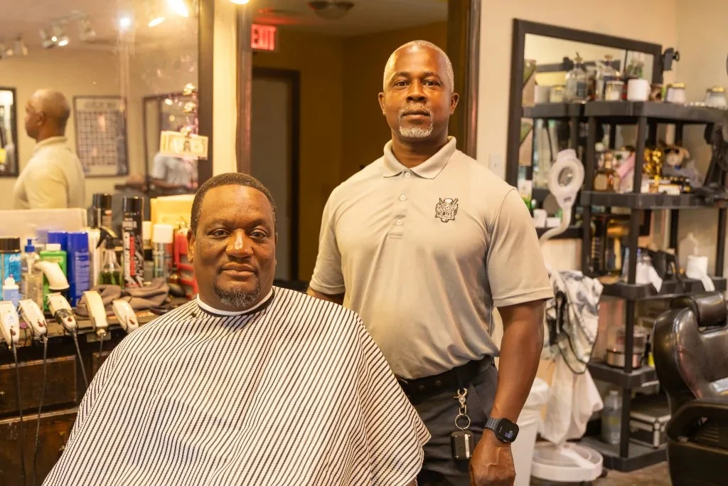 barber and client