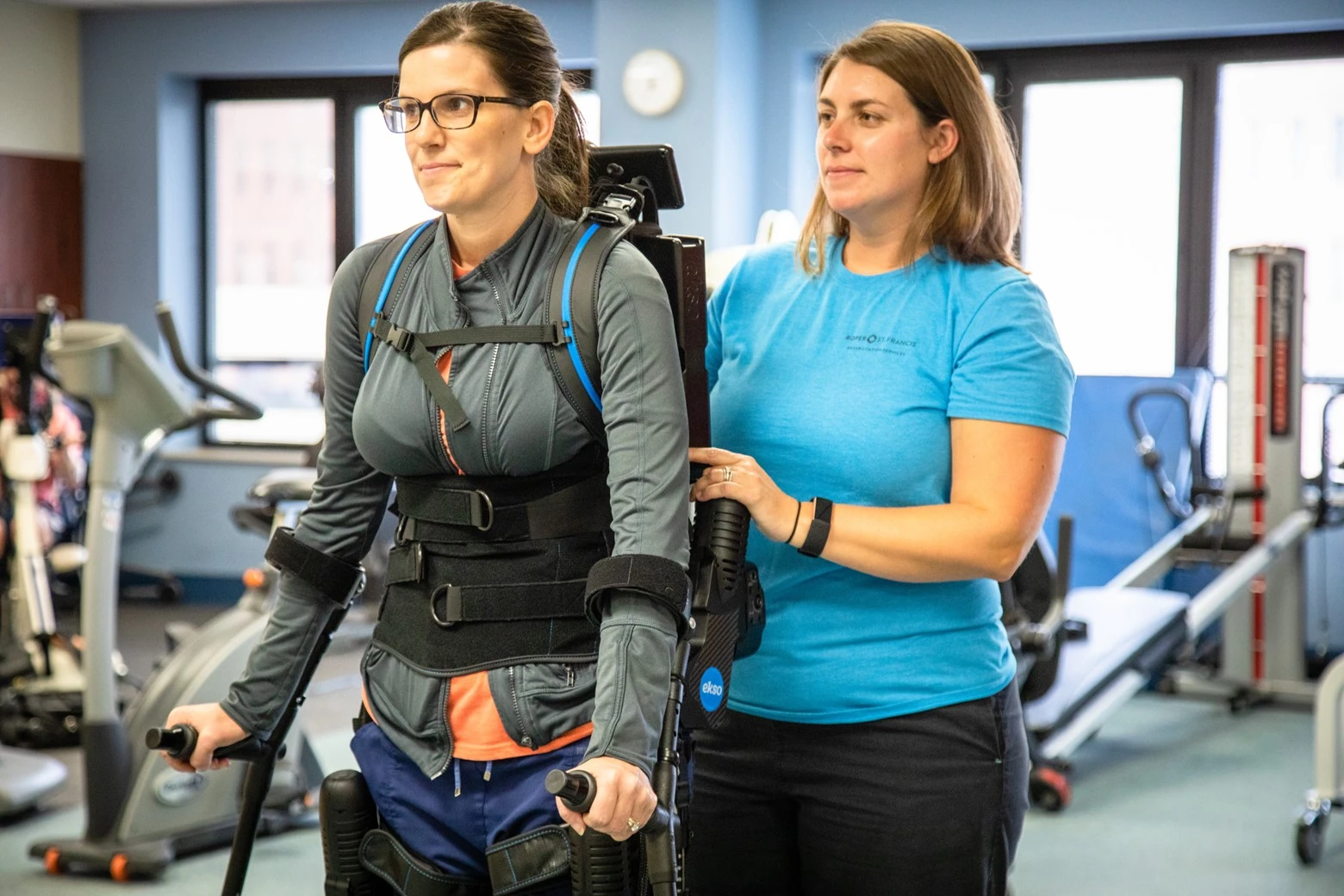 Outpatient rehab exoskeleton