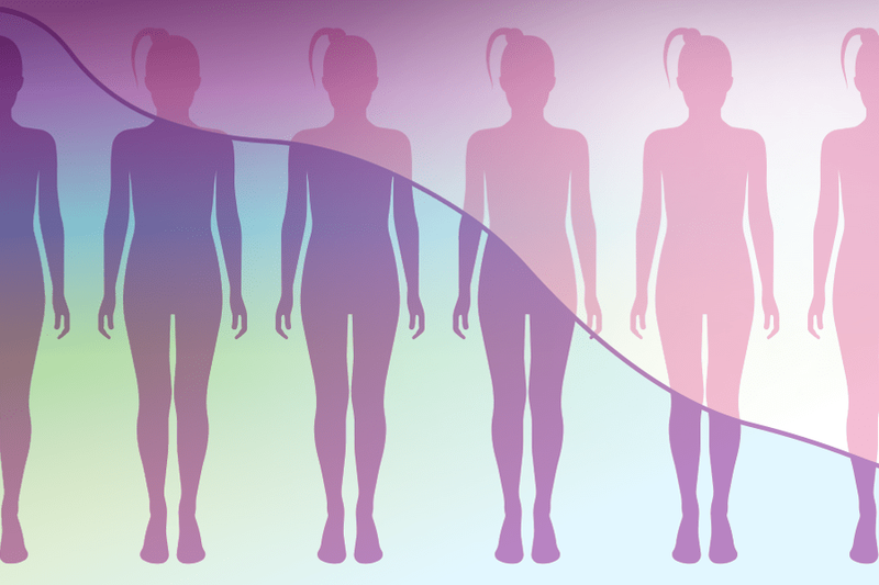 Menopause girl silhouette 900x600