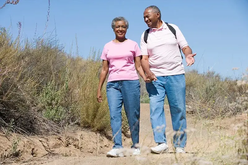couple walking