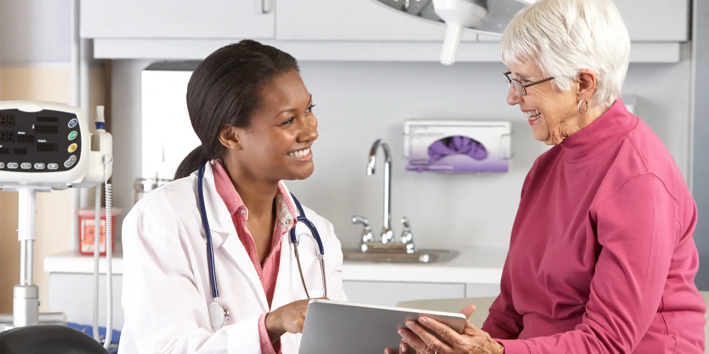 doctor with patient