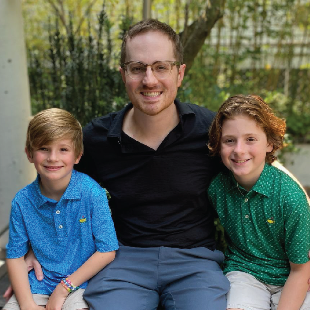 Dr. Bryan Thomas with sons