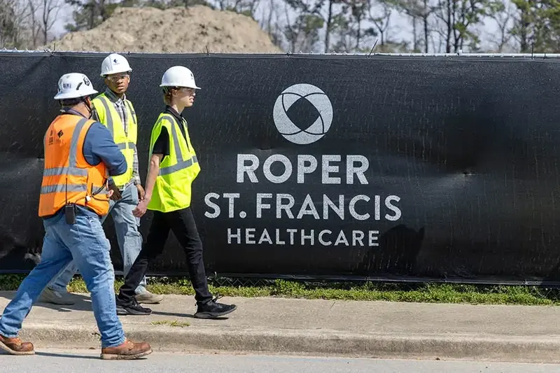 Job shadow day students at future Roper Hospital