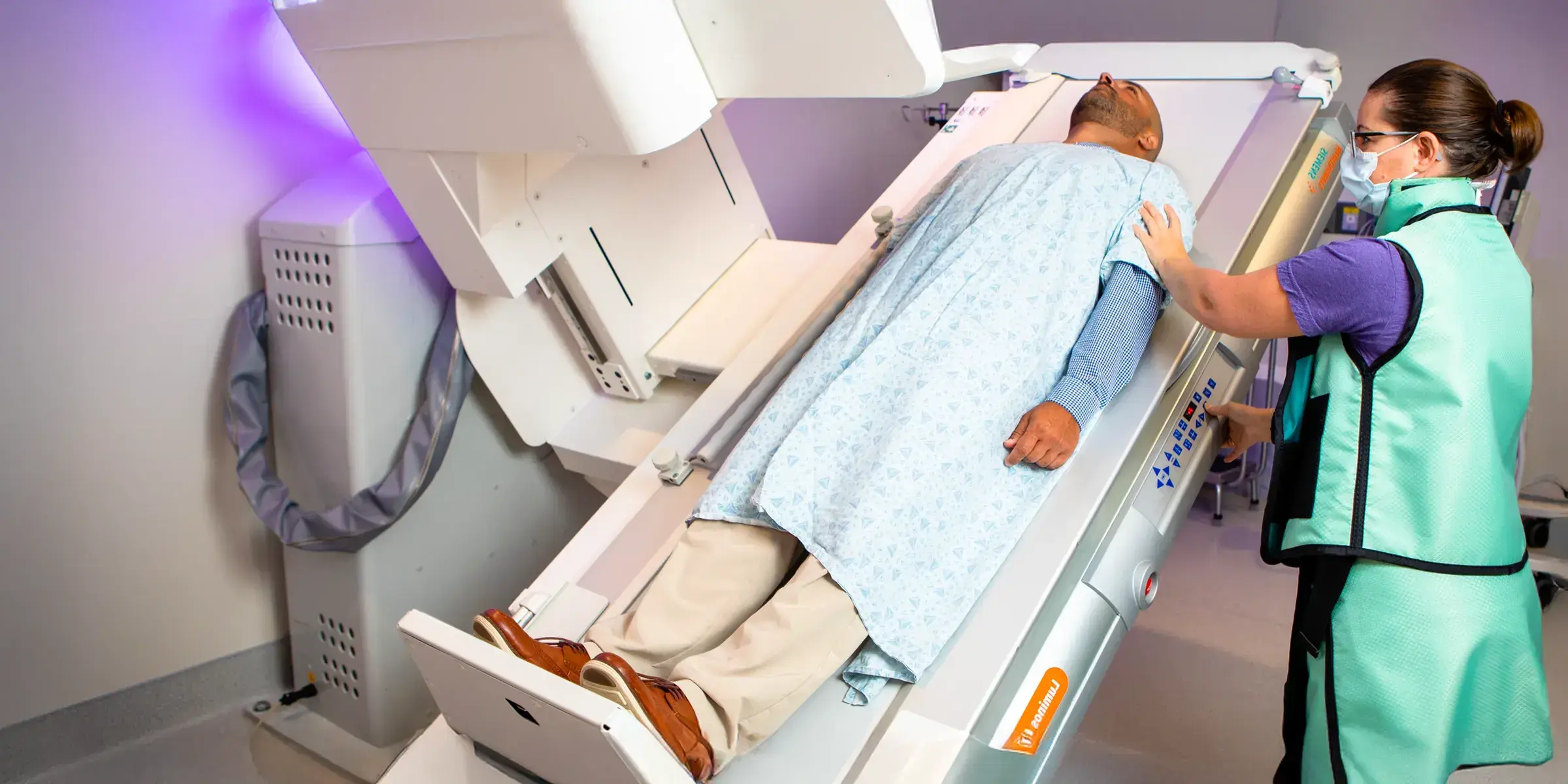 Patient receives scan