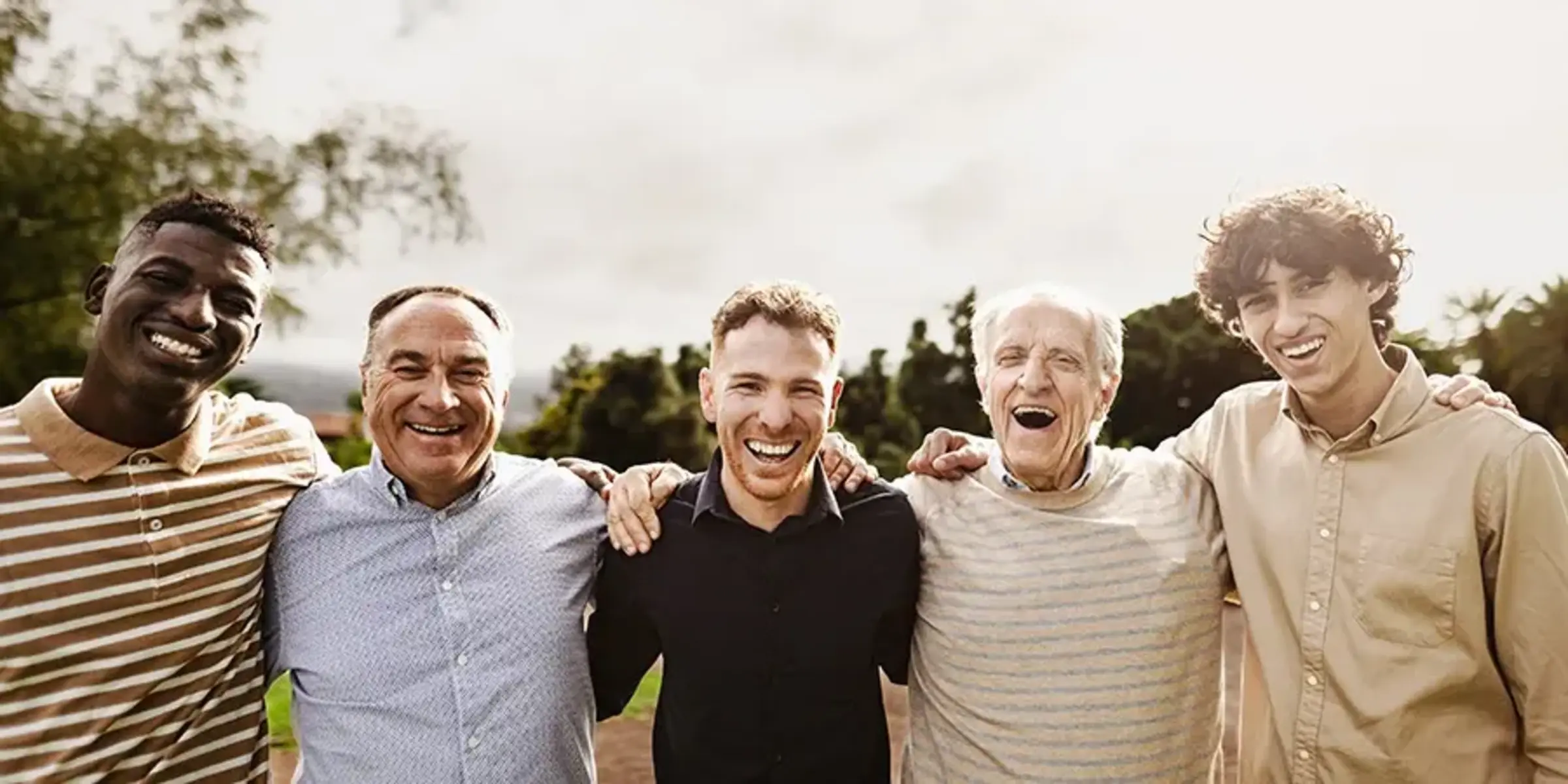 group-of-men-at-a-park