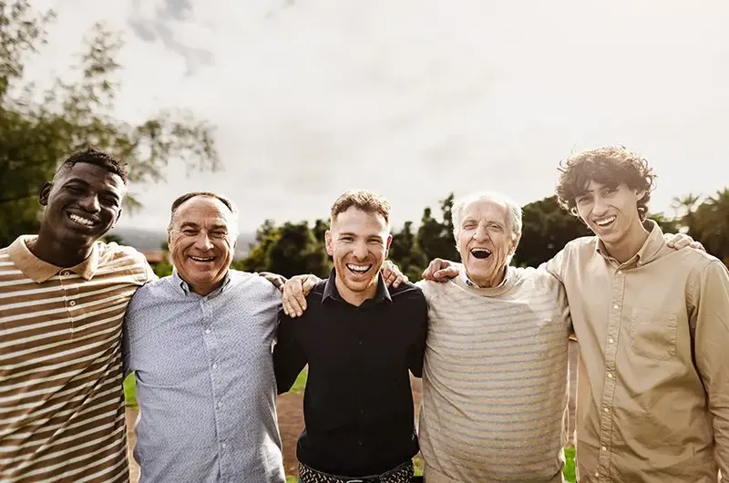 group-of-men-at-a-park