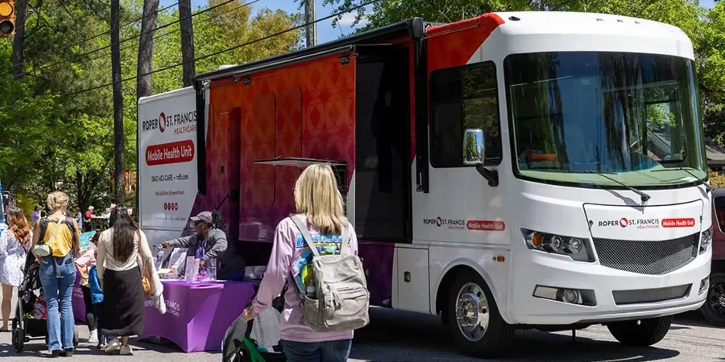 Mobile Health Unit at Flowertown Festival Summerville SC