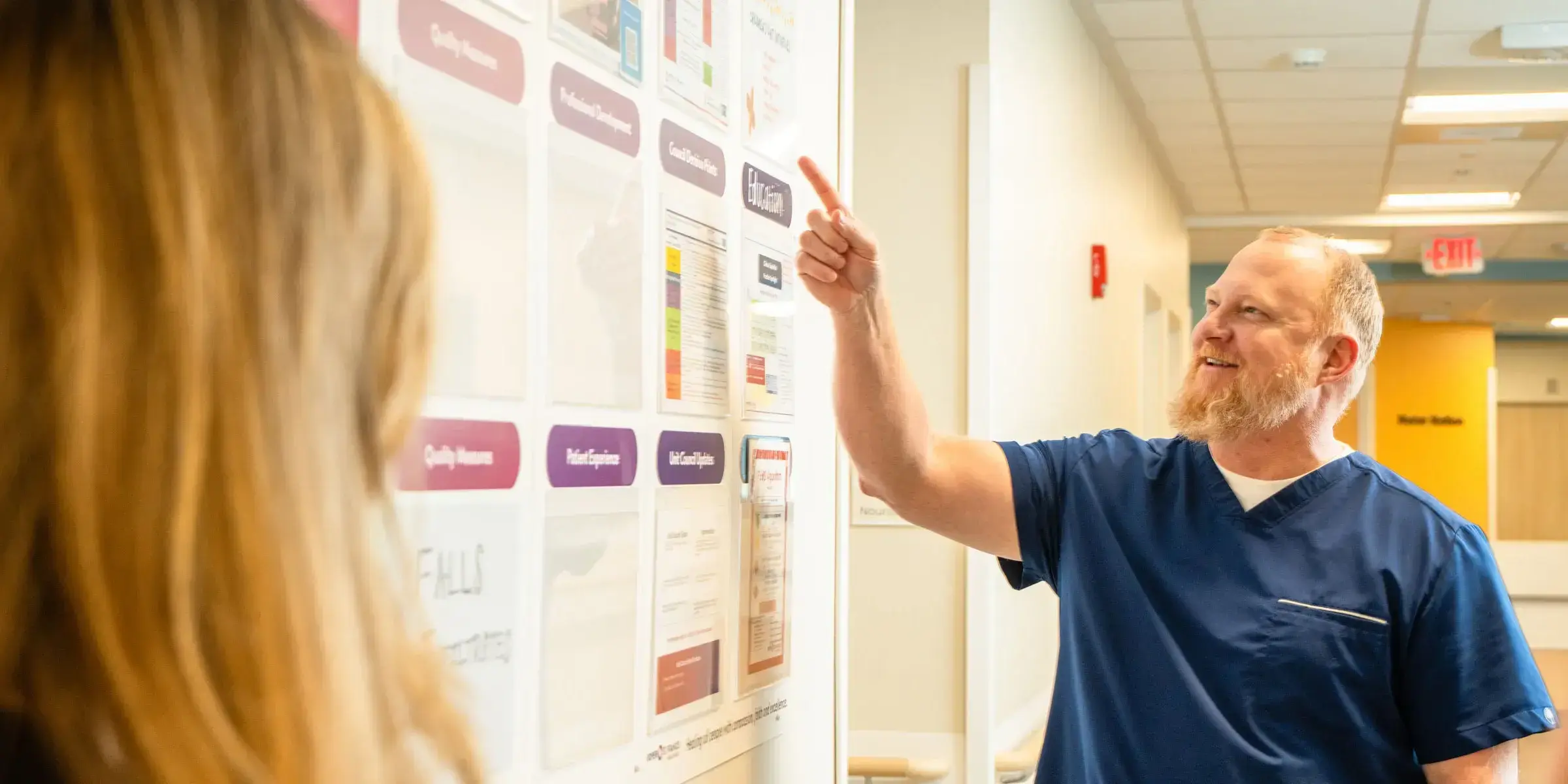 Head nurse leads meeting