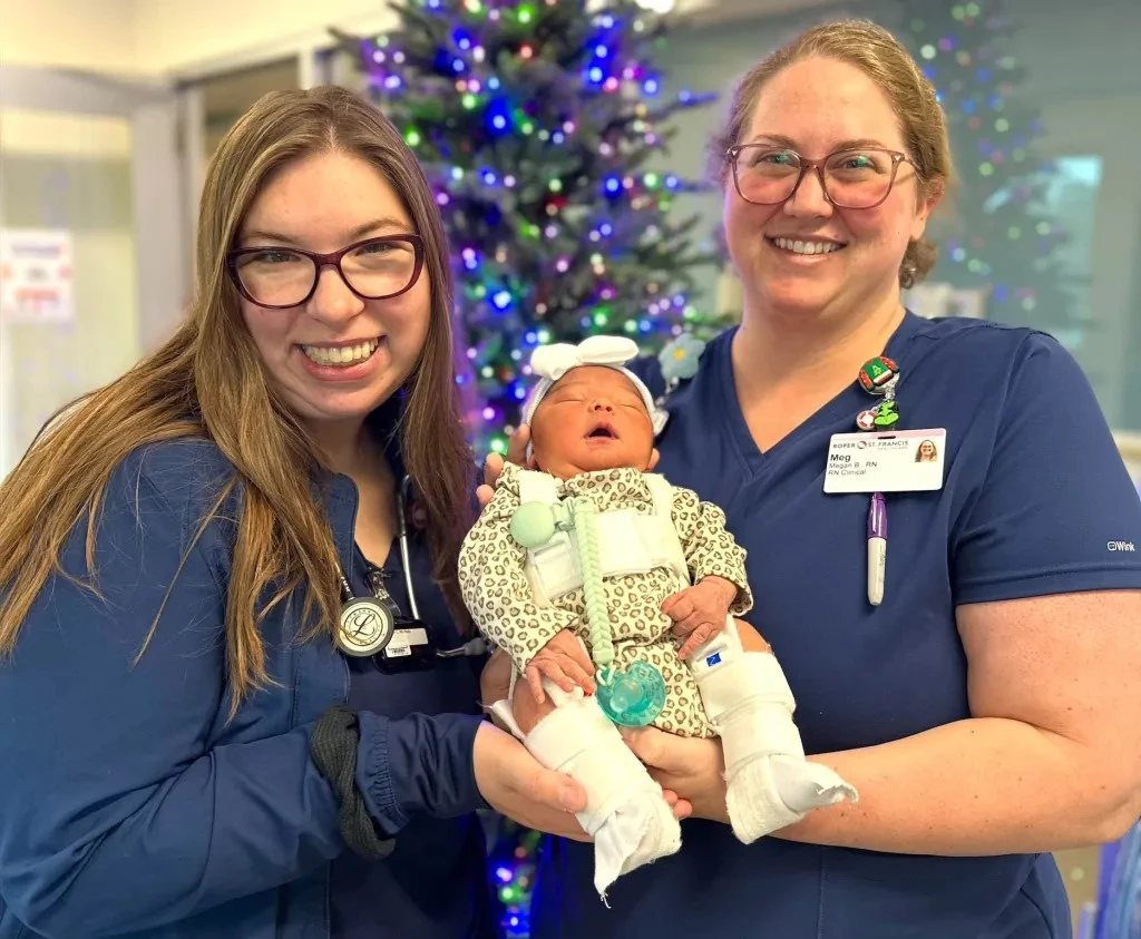 Darla Gonzalez with nurses