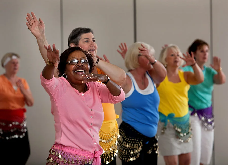 dance class at senior center