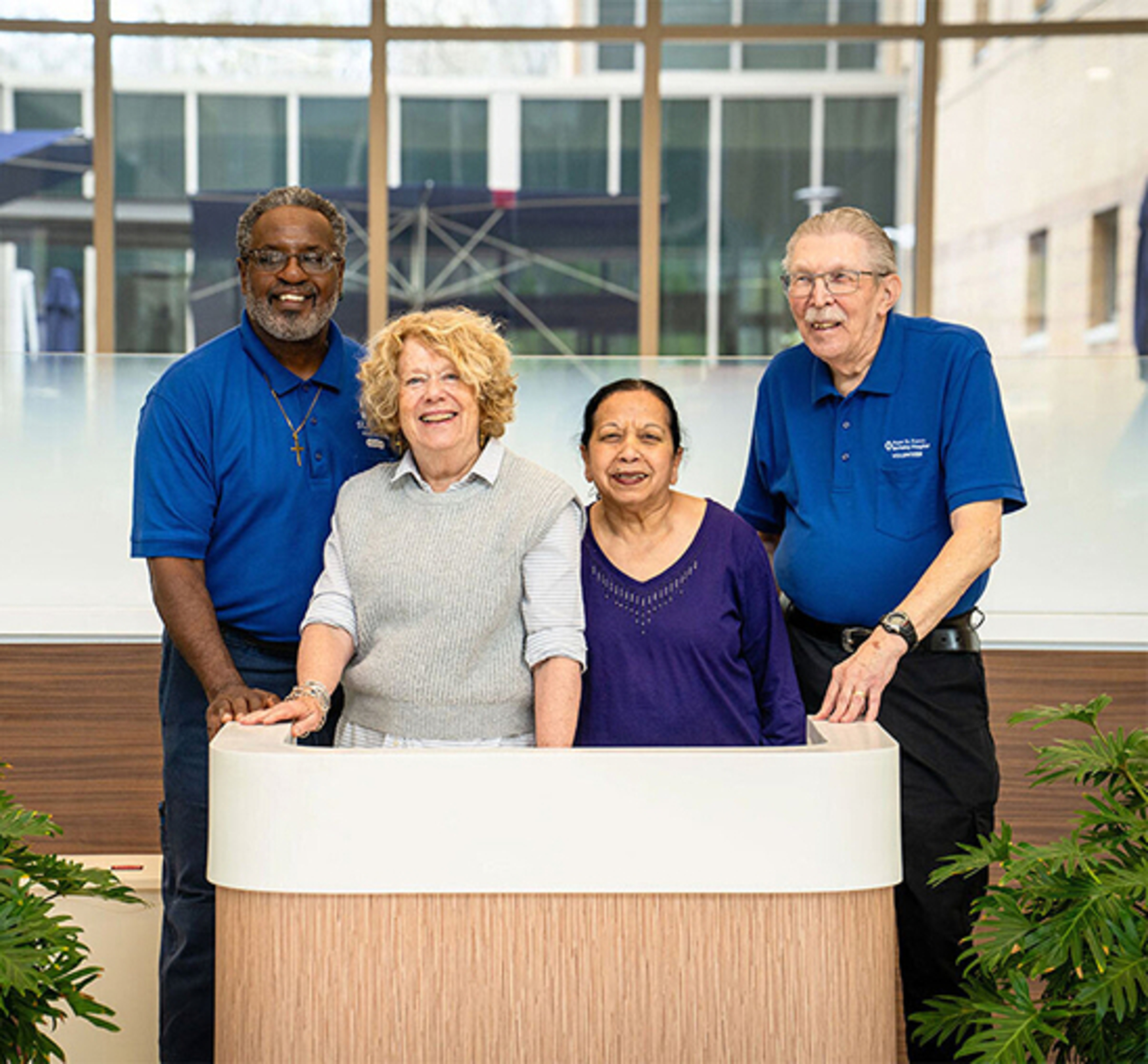 Volunteers at Berkeley Hospital